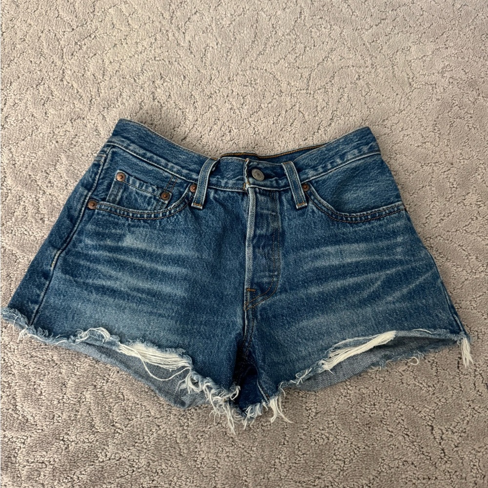 Levi’s Blue Denim Shorts